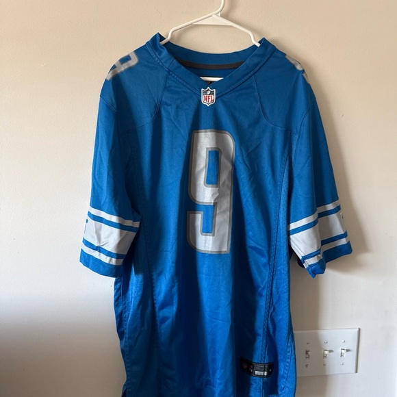 Nike Blue and Silver Men's Jersey